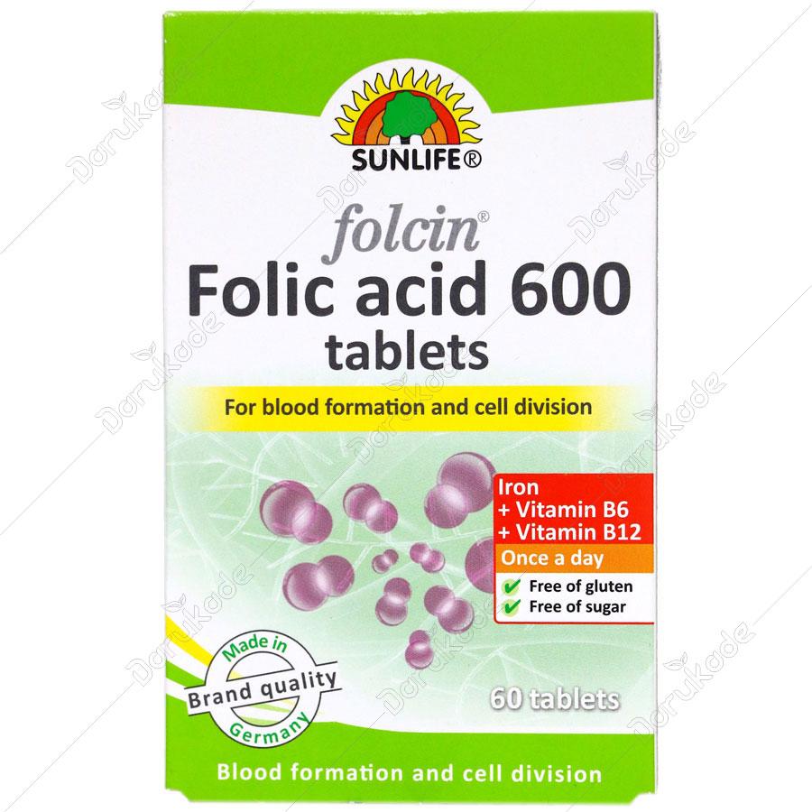فولسین فولیک اسید 600