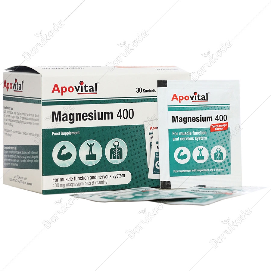 منیزیم آپوویتال 400 میلی گرمی