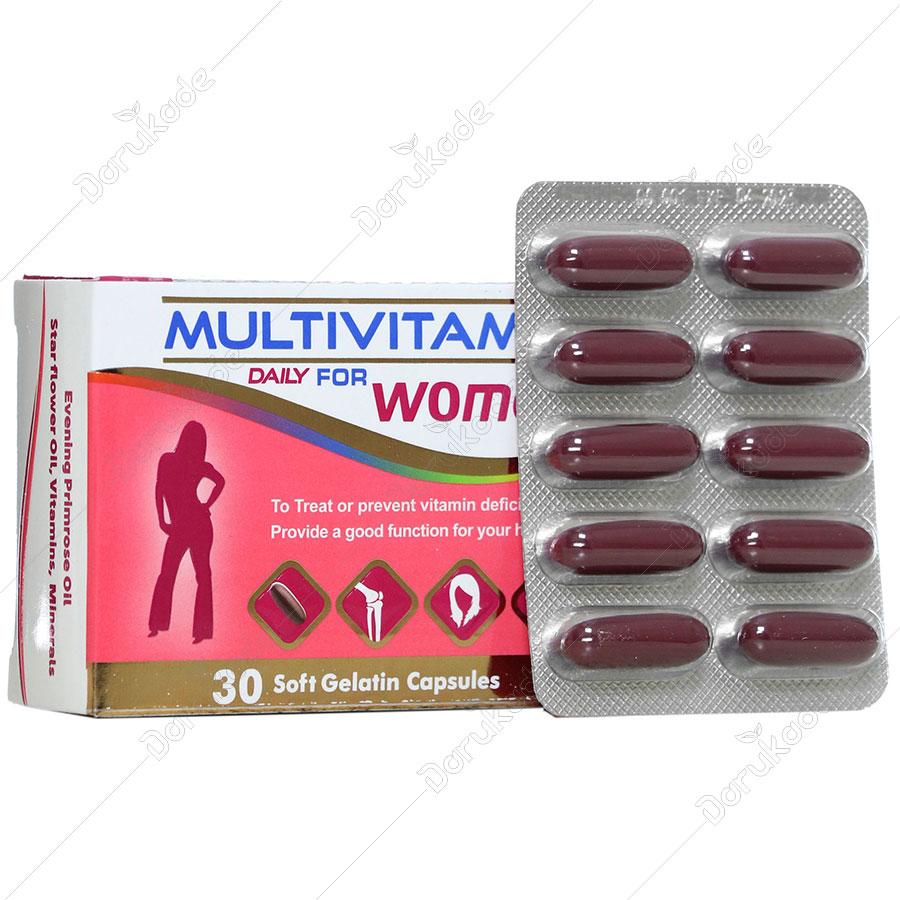 مولتی ویتامین زنان 30 عددی