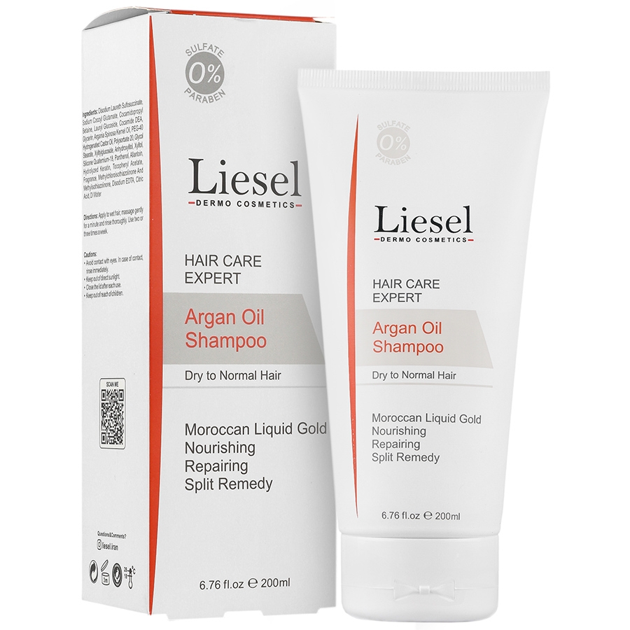 شامپو روغن آرگان موی خشک