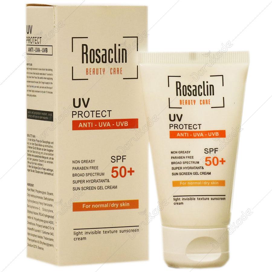 کرم ضد آفتاب رزاکلین پوست معمولی و خشک SPF50