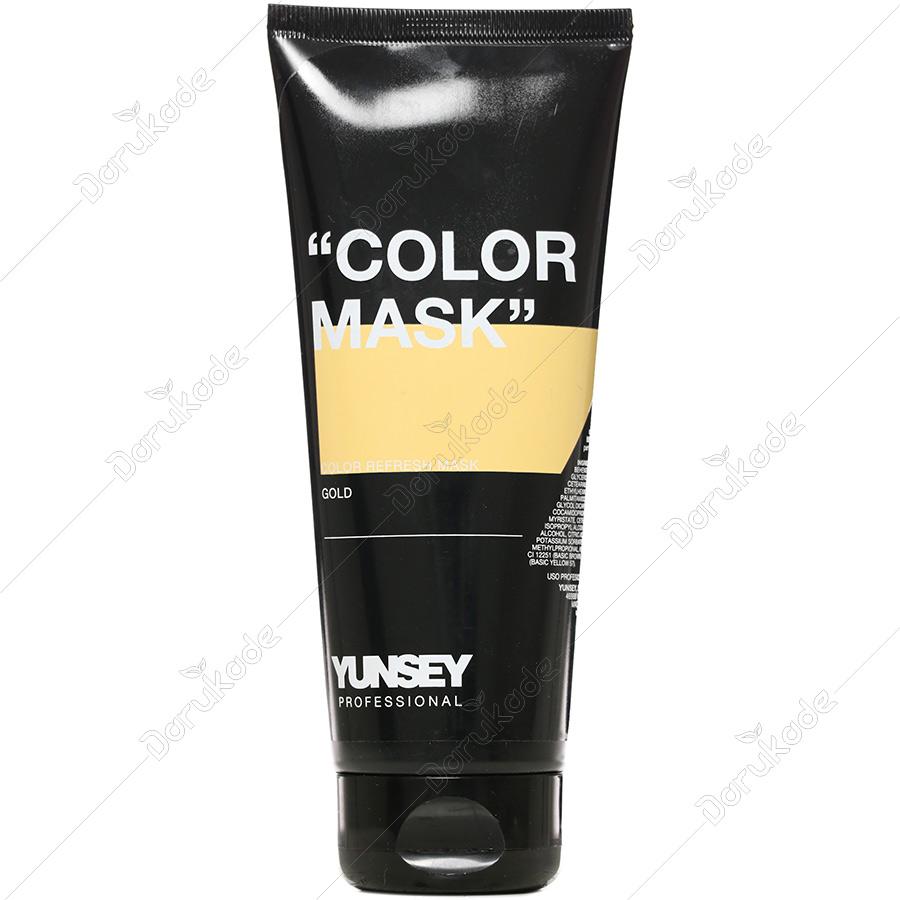ماسک مو رنگساژ طلایی