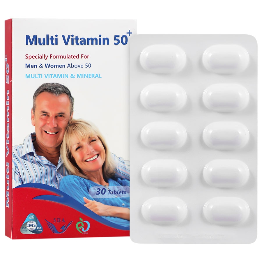 مولتی ویتامین بالای 50 سال 30 عدد