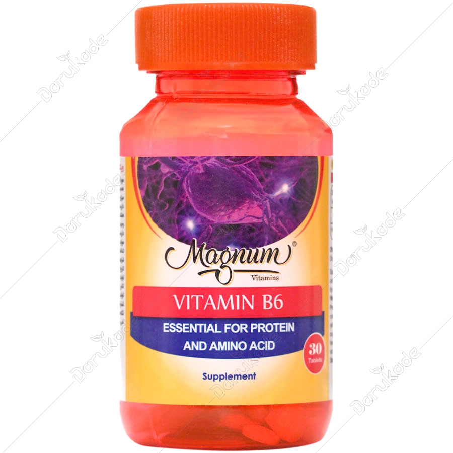 ویتامین ب6 مگنوم ویتامینز 30 عددی