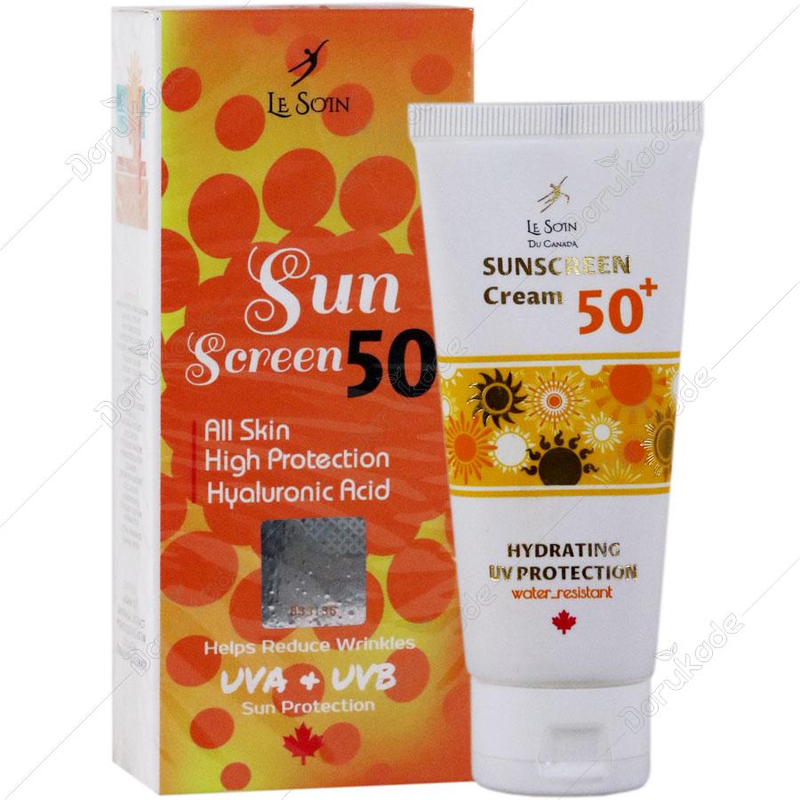 کرم ضد آفتاب رنگی لوسوئن SPF50 