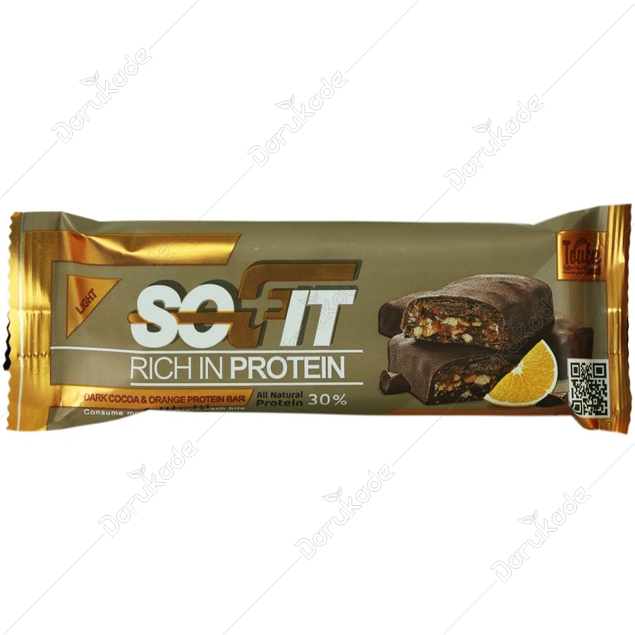 پروتئین بار با روکش کاکائویی تلخ