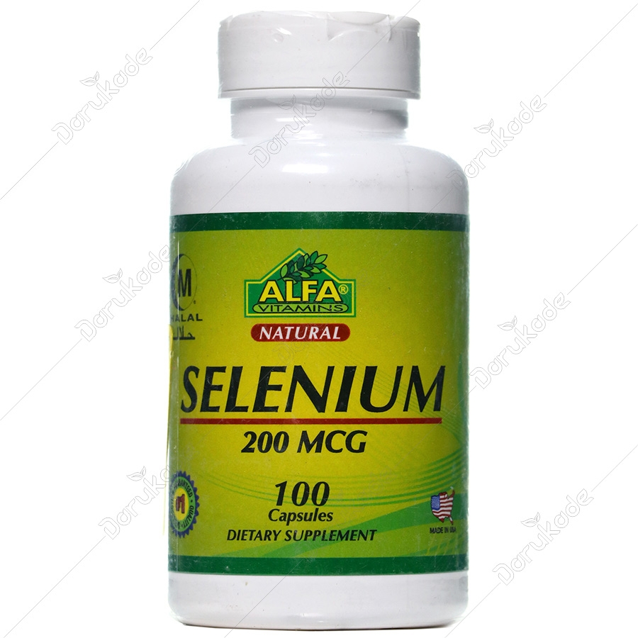 سلنیوم 200 میکرو گرم آلفا ویتامین