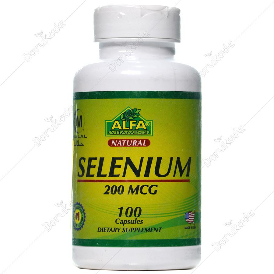سلنیوم 200 میکرو گرم آلفا ویتامین