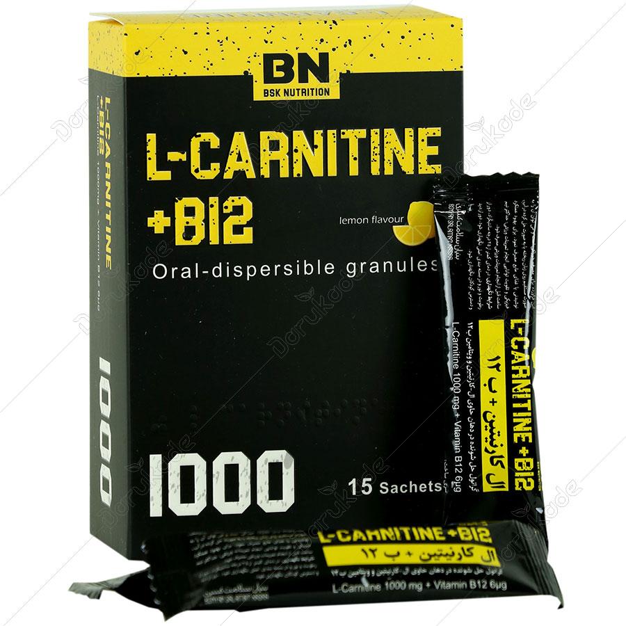 ال کارنیتین 1000 و ویتامین ب 12