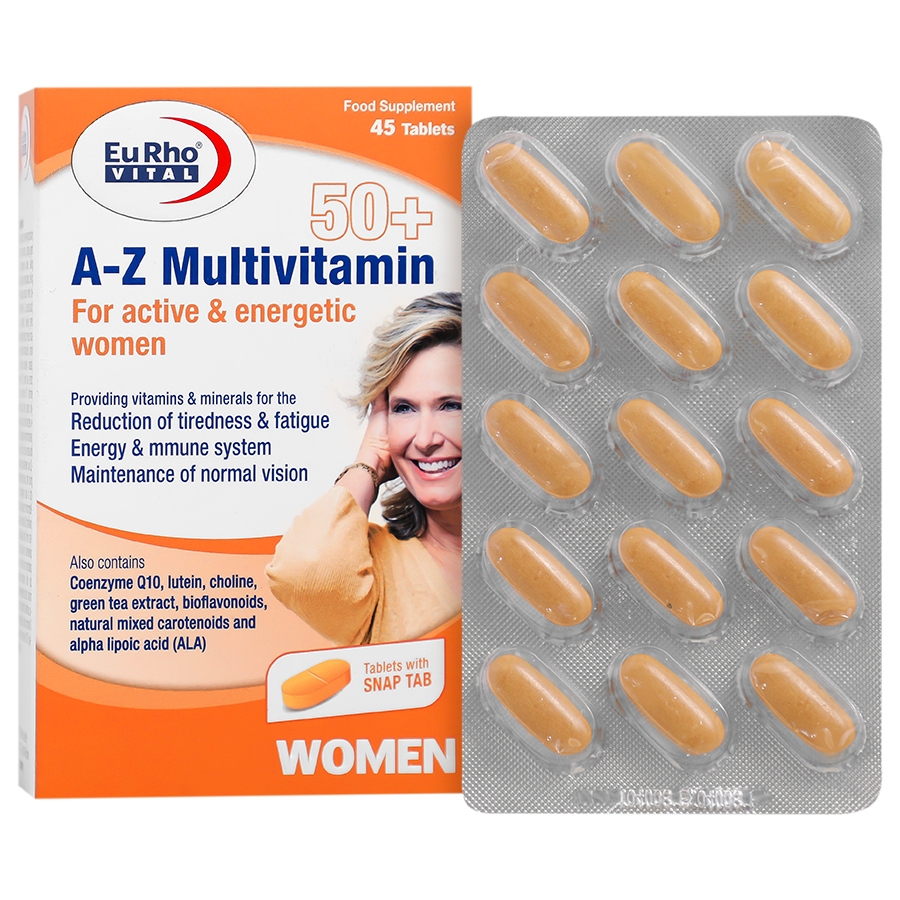 A Z مولتی ویتامین بالای 50 سال بانوان