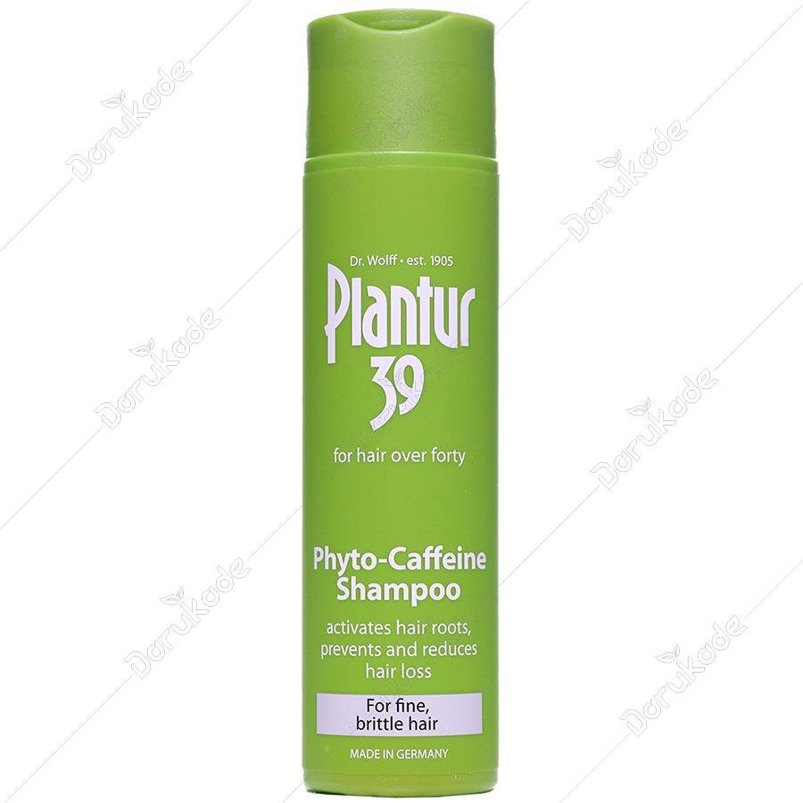 شامپو کافئین پلانتور 39 مخصوص موهای شکننده و ظریف