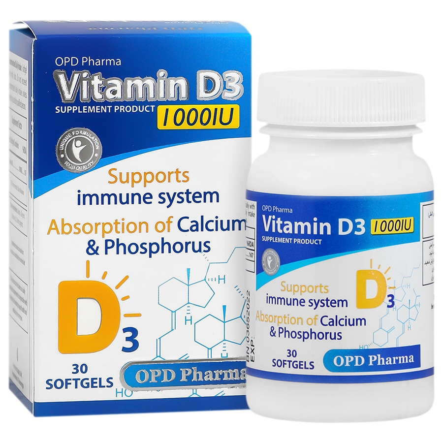 سافت ژل ویتامین د3 1000 واحدی