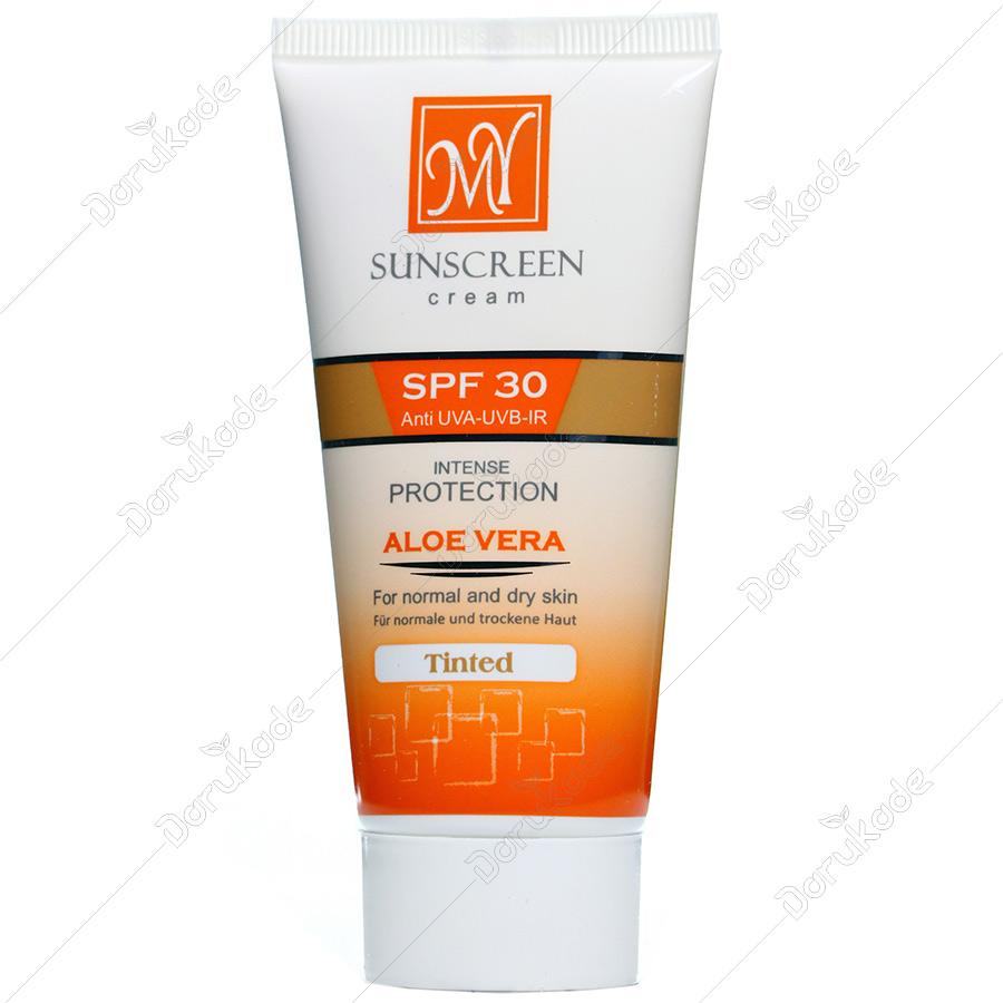 کرم ضد آفتاب رنگی SPF30 مناسب پوست نرمال و خشک