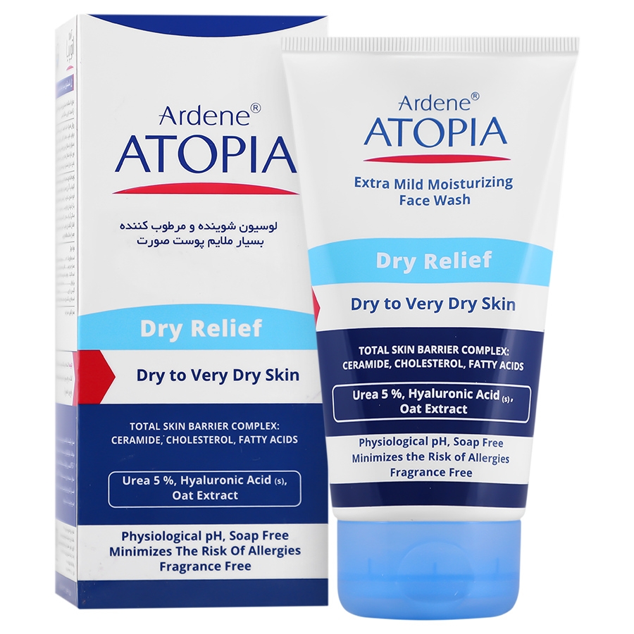 لوسیون شوینده و مرطوب کننده بسیار ملایم صورت درای ریلیف